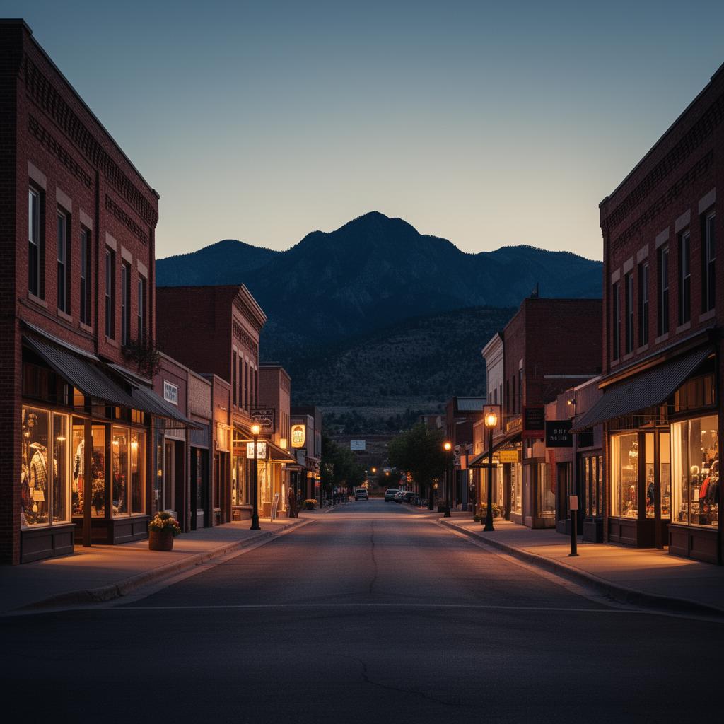 Main Street at dusk